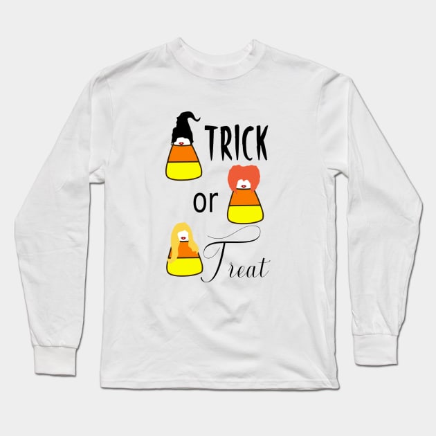 Hocus Pocus Trick or Treat Long Sleeve T-Shirt by Cargoprints